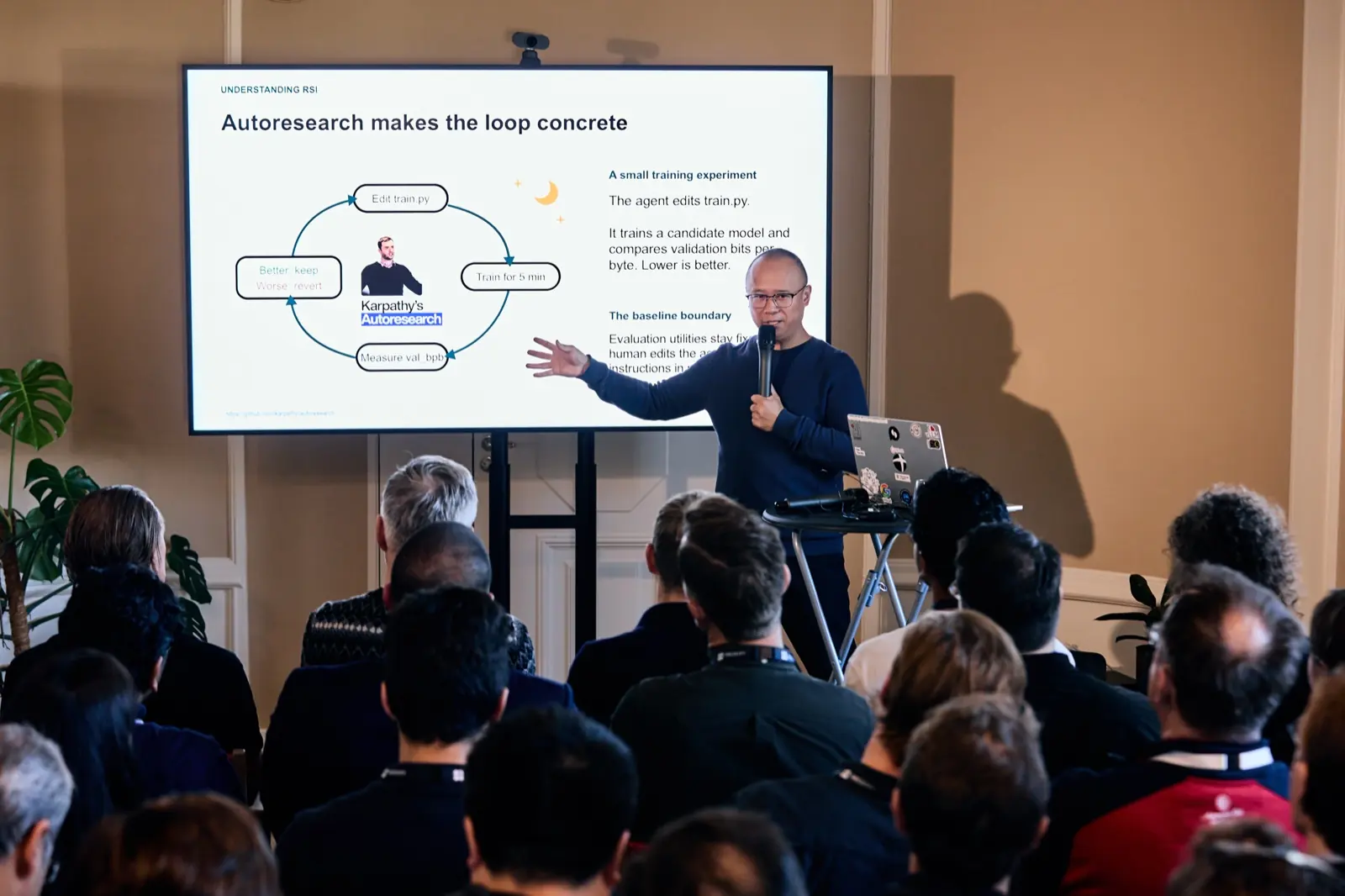 Explaining how Karpathy's autoresearch makes the improvement loop concrete